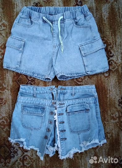 Юбка шорты джинсовые