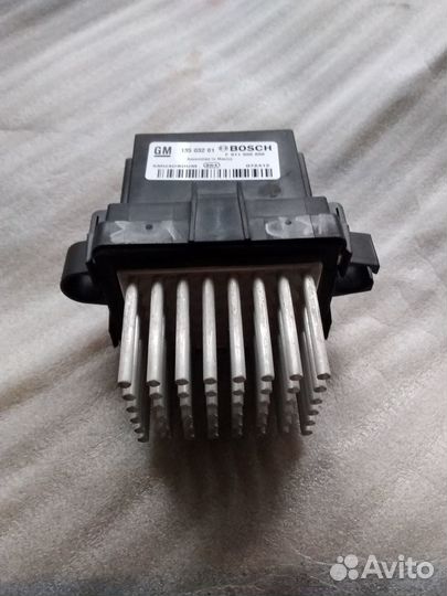 Chevrolet Cruze резистор отопителя