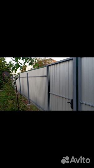 Заборы из профнастила