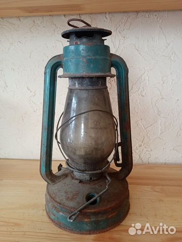Старинная керосиновая лампа, летучая мышь. Лот 27