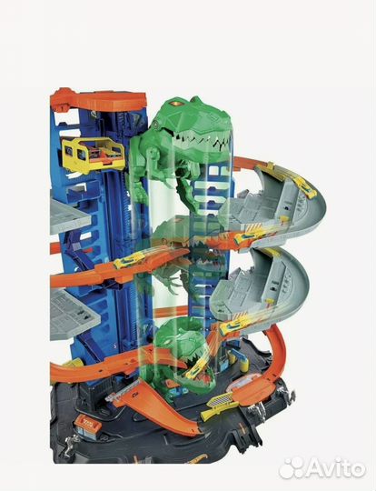 Hot wheels трек парковка