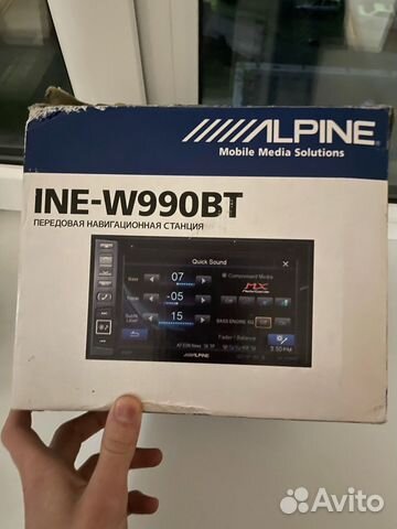 Магнитола alpine ine-w990bt