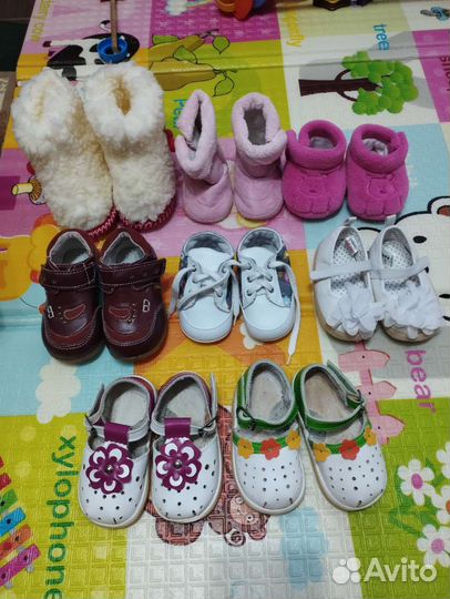 Обувь для девочки до года