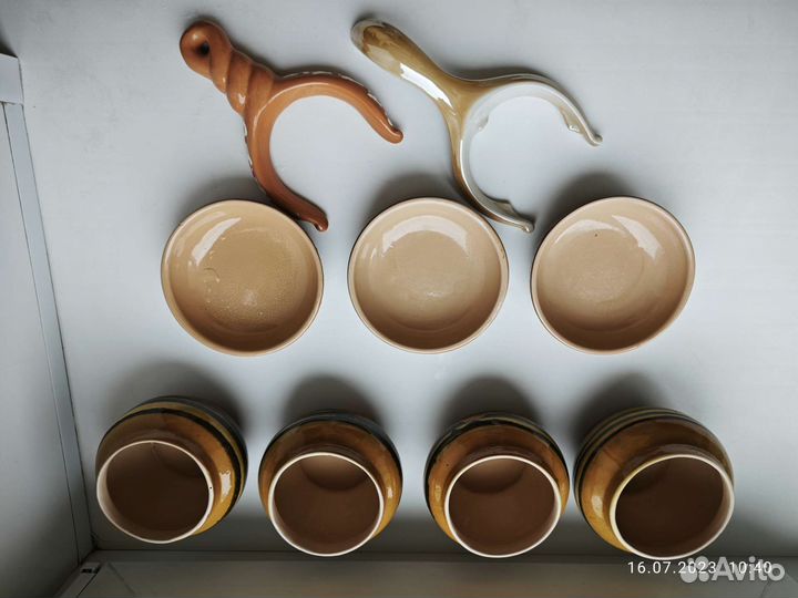 Горшки для жаркого СССР, пластиковая посуда