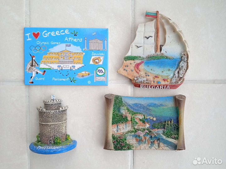 Магниты на холодильник разных стран городов России