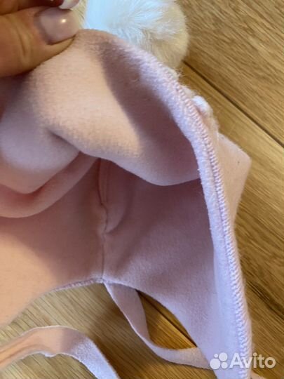 Шапка зимняя шерстяная для девочки 48 50 Германия