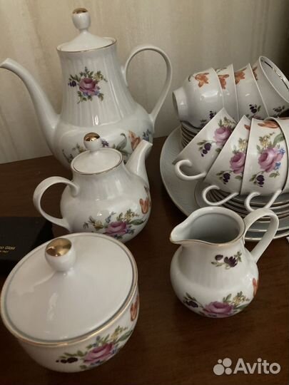 Сервиз кофейно-чайныц ГДР ильиенау