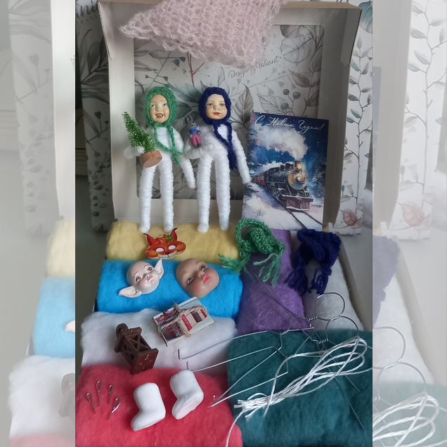 Набор для создания ватной игрушки