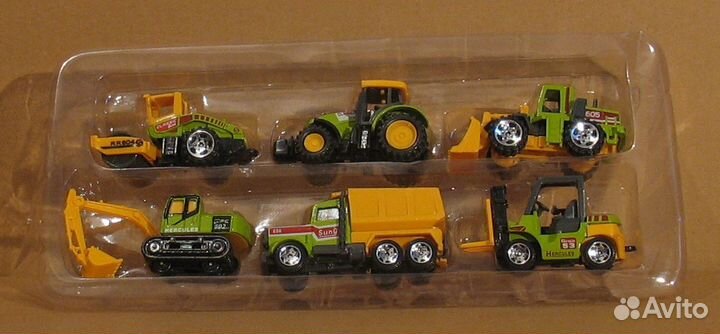 Игрушка набор строительной техники 6 машин
