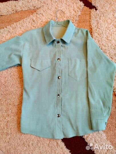 Рубашка женская 44р микровельвет