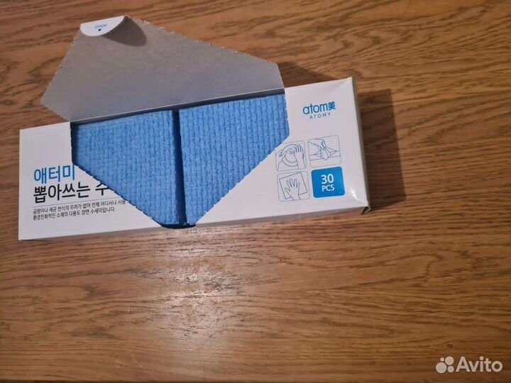 Atomy губки салфетки