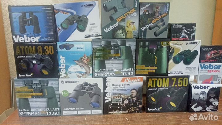 Бинокли Veber, Levenhook, Discovery