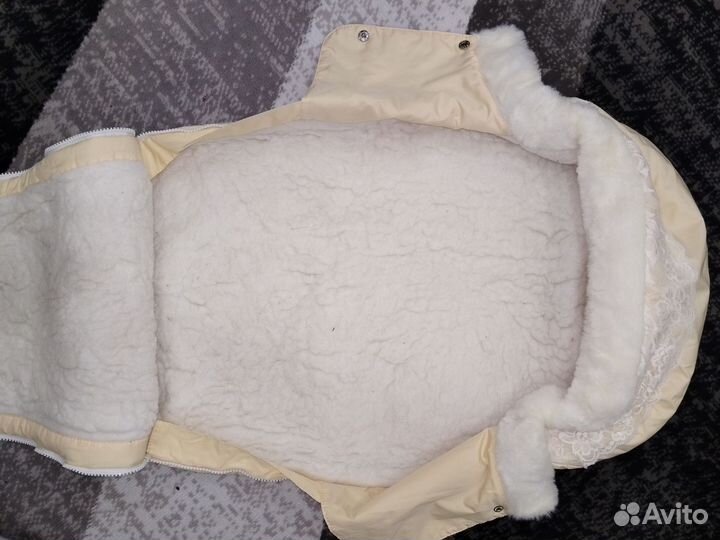 Кокон для новорожденных зимний