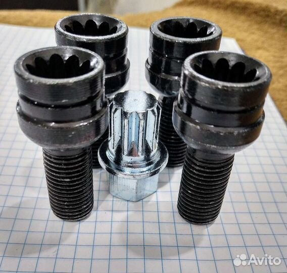 Болты секретки М14х1,5 для Audi, VW, Skoda и Seat