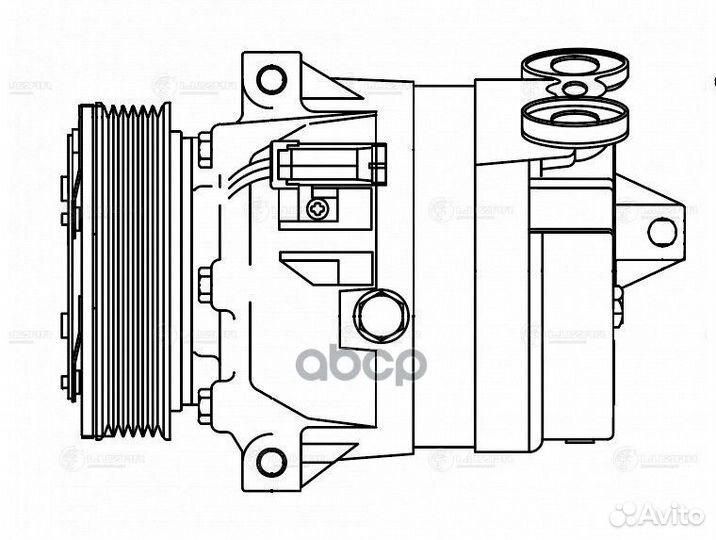 Компрессор кондиц. для а/м Лада 2123 Chevrolet
