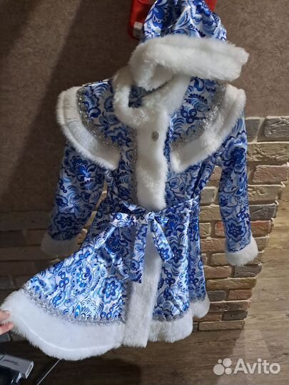 Костюм снегурочки детский