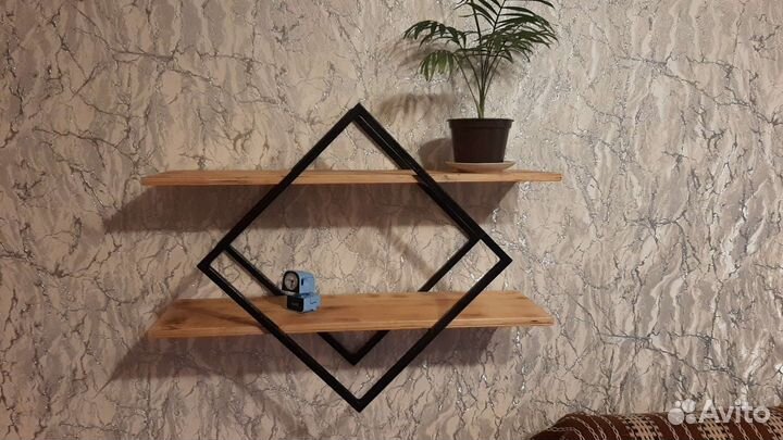 Полка настенная в стиле лофт