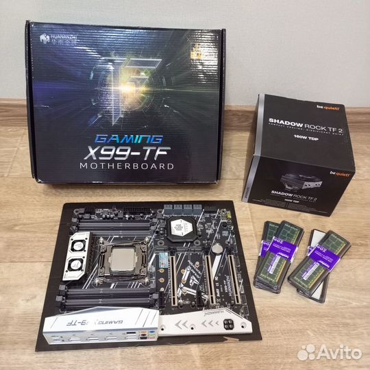 Комплект X99 + Xeon 2678v3 + 16GB + кулер