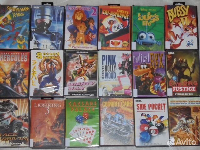 Картриджи Сега, Денди