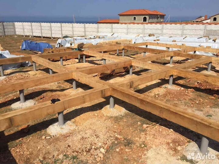 Фундамент на винтовых сваях