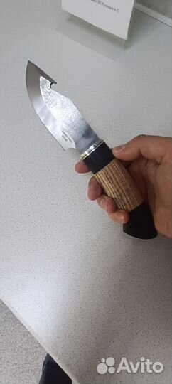 Нож шкуродер разделочный ручной работы