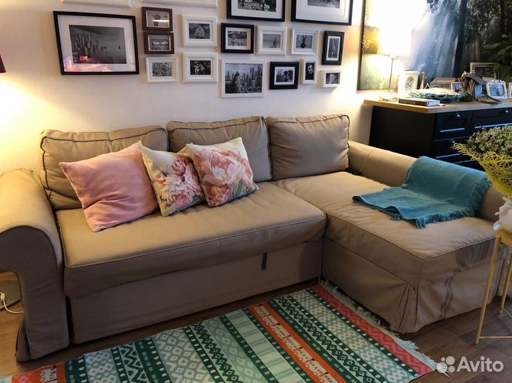 Чехол для дивана Баккабру с козеткой (икеа)