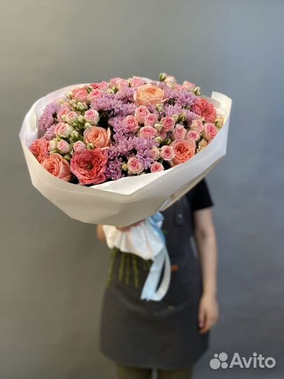 Букет роз с теплицы