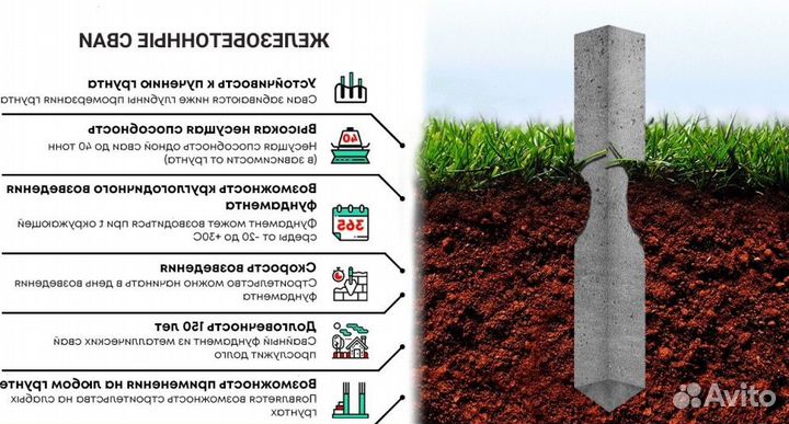 Жб сваи для домов из бруса