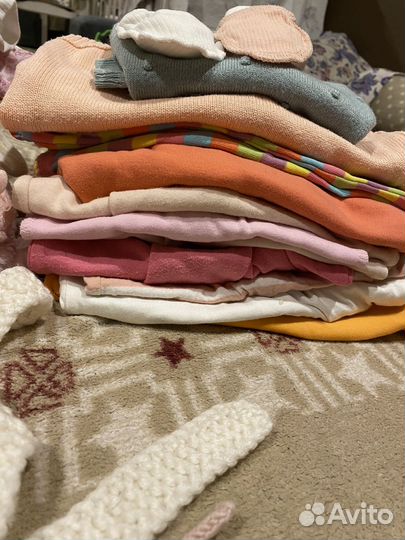 Большой пакет одежды для девочки 0-3 месяца