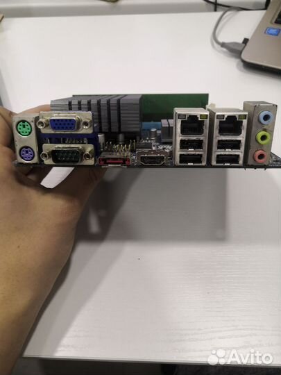 Материнская плата с процессором