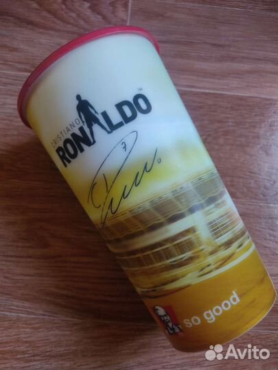 Стакан Kfs с Роналдо коллекционный с крышкой