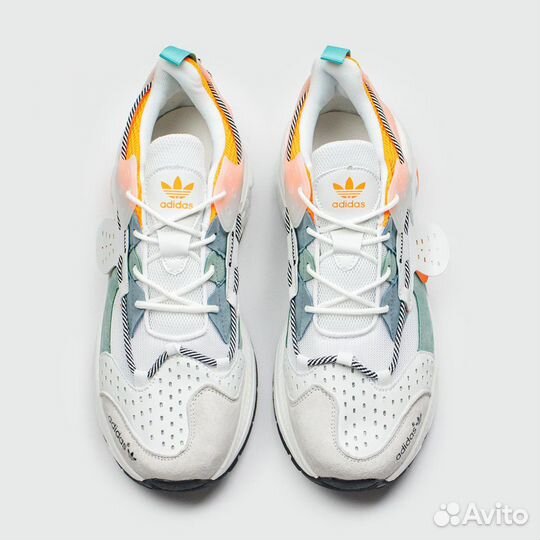 Кроссовки Adidas Sikaige White Green Orange