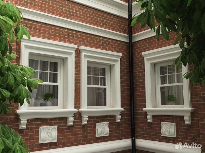 Декоративная отделка фасада