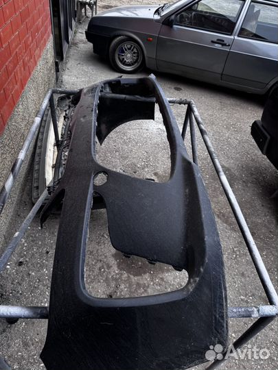 Задний бампер kia rio 4 черный