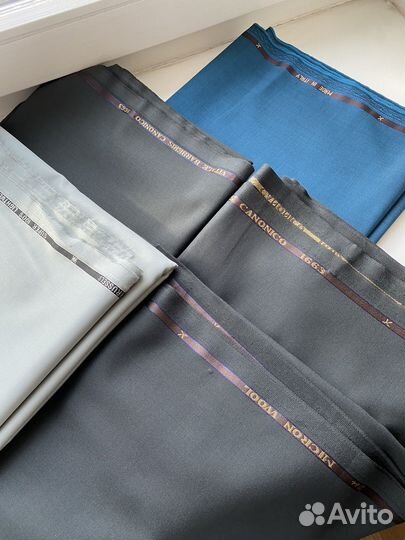 Отрезы итальянской костюмной шерсти из Бьеллы