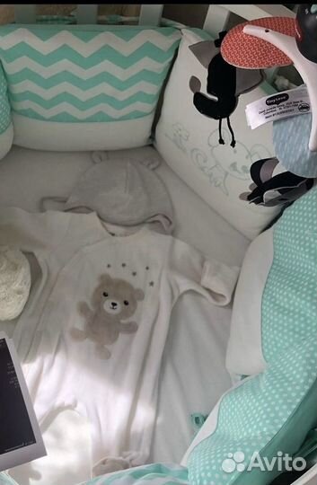 Детская кроватка трансформер круглая