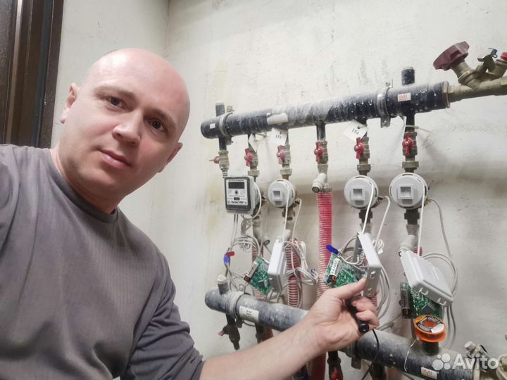 Поверка, замена счётчиков воды и тепла