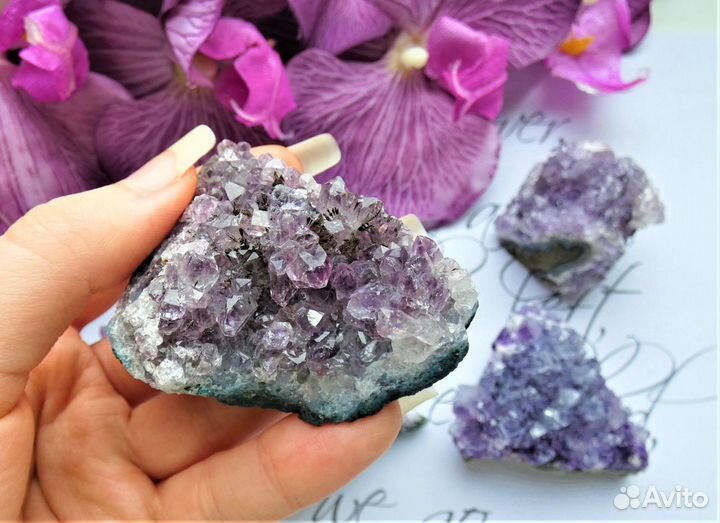 Друза, аметист 42-64 грамма