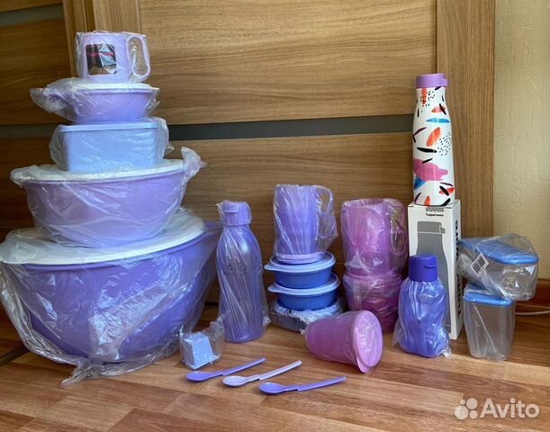 Посуда Таппервер фиолетовый