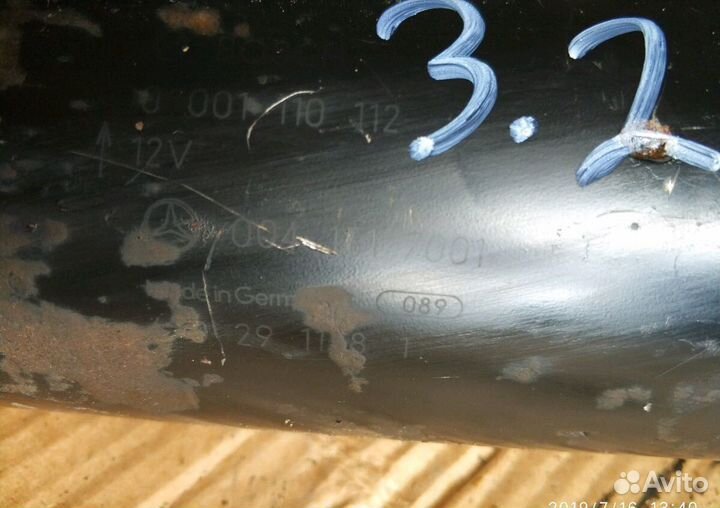 Стартер Ссанг Йонг Муссо Мерседес M104 m102