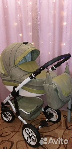 Коляска 2 в 1 Marimex Marco, цвет: зеленый