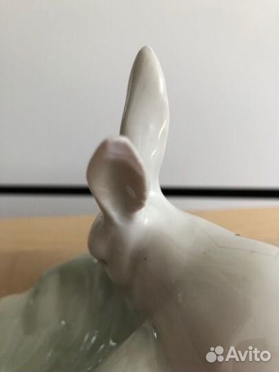 Пепельница капустный лист заяц и морковка