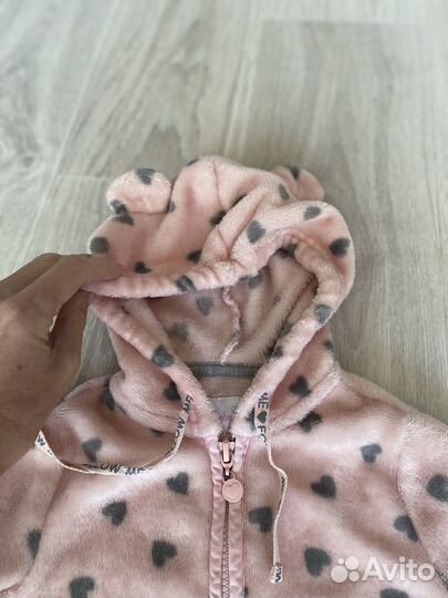Теплая пижама для девочки 86 размер