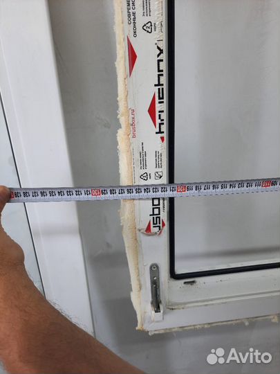 Балконный блок с дверью бу