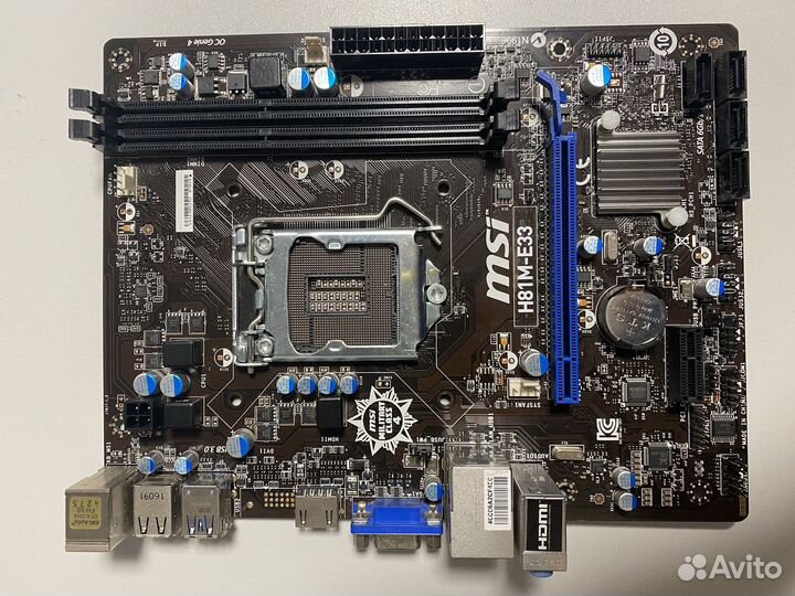 Материнская плата MSI H81M-E33