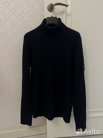 Водолазка Stone Island Black Turtle Neck Wool