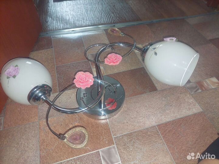 Люстра потолочная бу