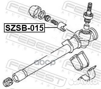 Втулка вала рулевой рейки suzuki ignis RG413/RG