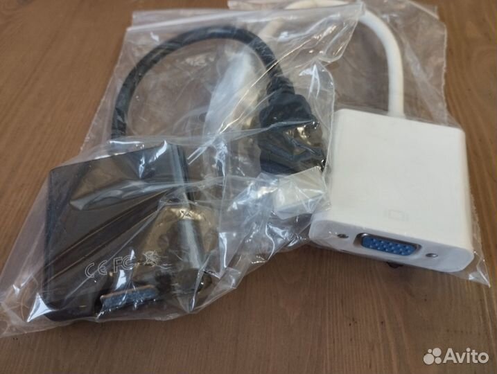 Переходник Hdmi на VGA, Новые. Разные