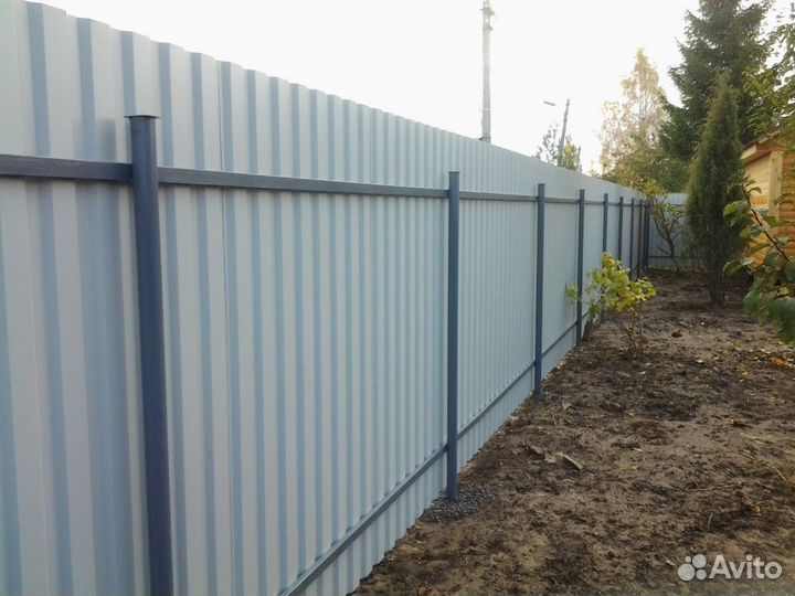 Профнастил для забора и кровли